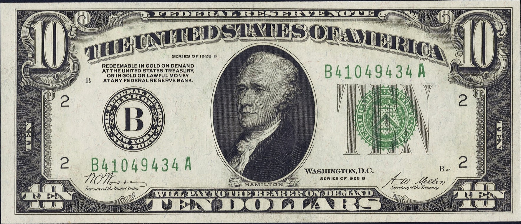 $10 Federal Reserve Notes Values (Star, Fancy SN#, Error & More ...